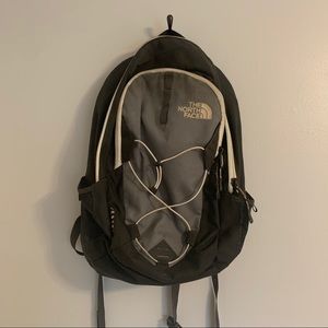 North Face Jester backpack - grey/white